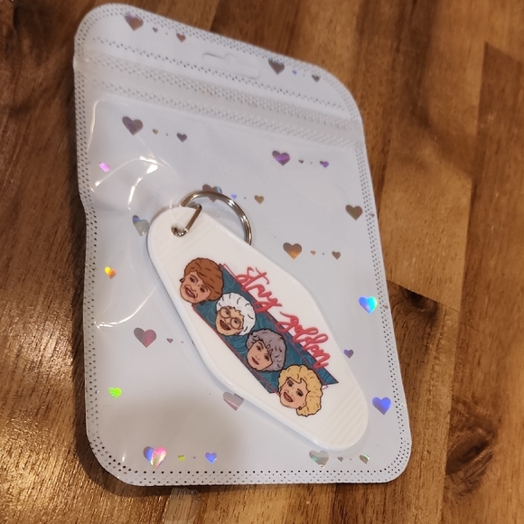 The Golden Girls Themed Set with Pouch and Keychain - Picture 3 of 14